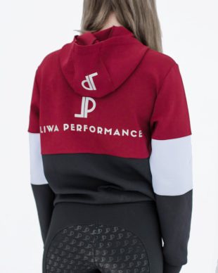 MYE HALFZIP HOODIE-BURGUNDY