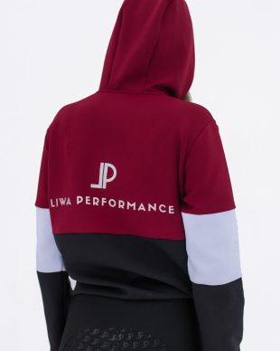 MYE HALFZIP HOODIE-BURGUNDY