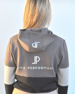 MYE HALFZIP HOODIE-GREY